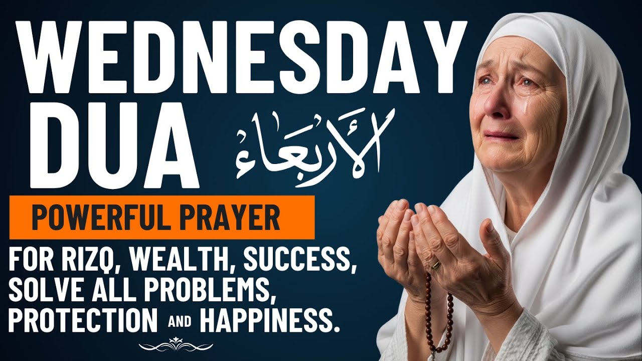 WEDNESDAY DUA for Rizq | To Open The Doors of Rizq, Wealth, Success and To Solve All Problems