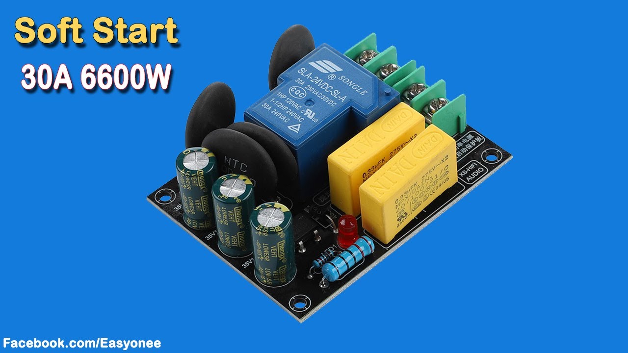 soft start protection board  30A 6600W