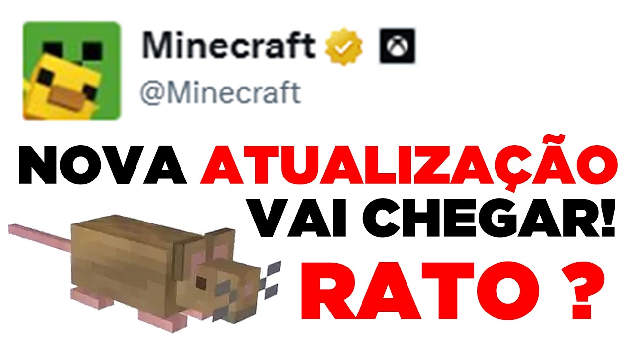 MINECRAFT 26.2 - NOVA ATUALIZAÇÃO SURPRESA CHEGANDO, MOJANG FAZENDO HYPE!