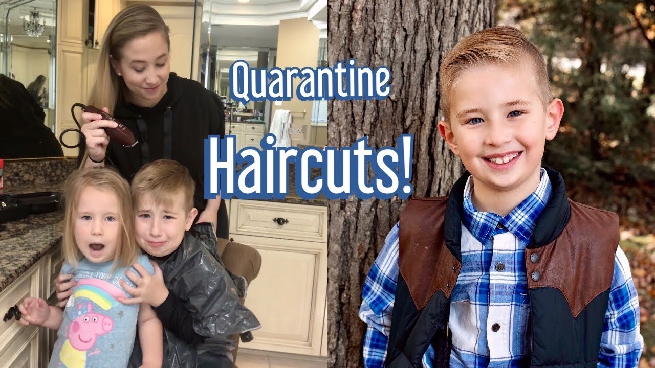 How To Cut A Boy’s Hair | Quarantine Haircut