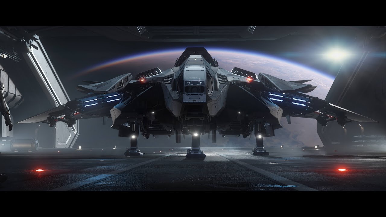 PvP Star Citizen на земле и в небе разборки в Стентоне