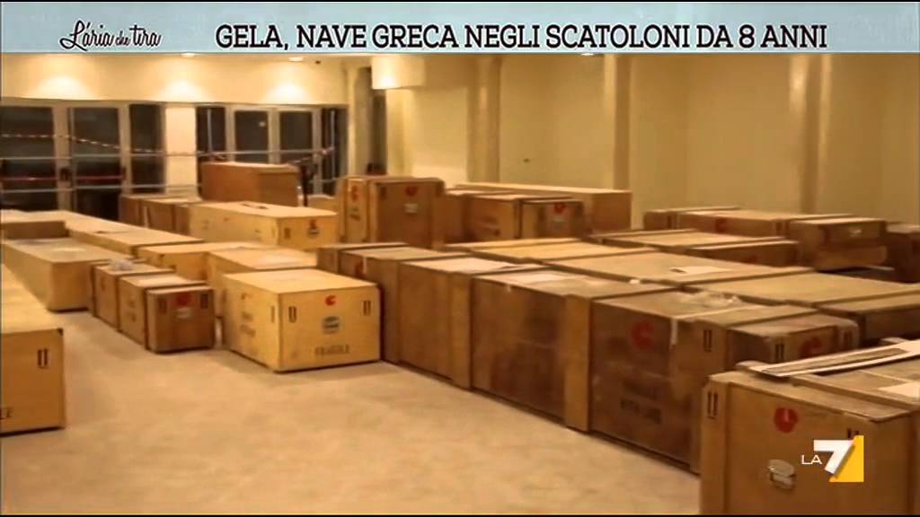 Gela, nave greca negli scatoloni da 8 anni