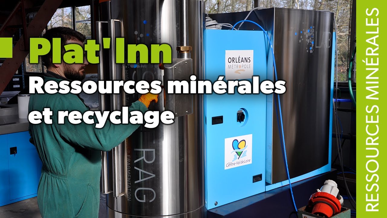 Plat'Inn : une plateforme technologique du BRGM sur les ressources min&eacute;rales et le recyclage