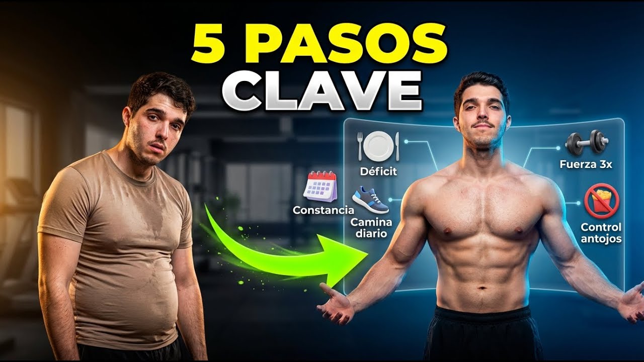 SI no PIERDES GRASA es porque NO APLICAS estos 5 PASOS