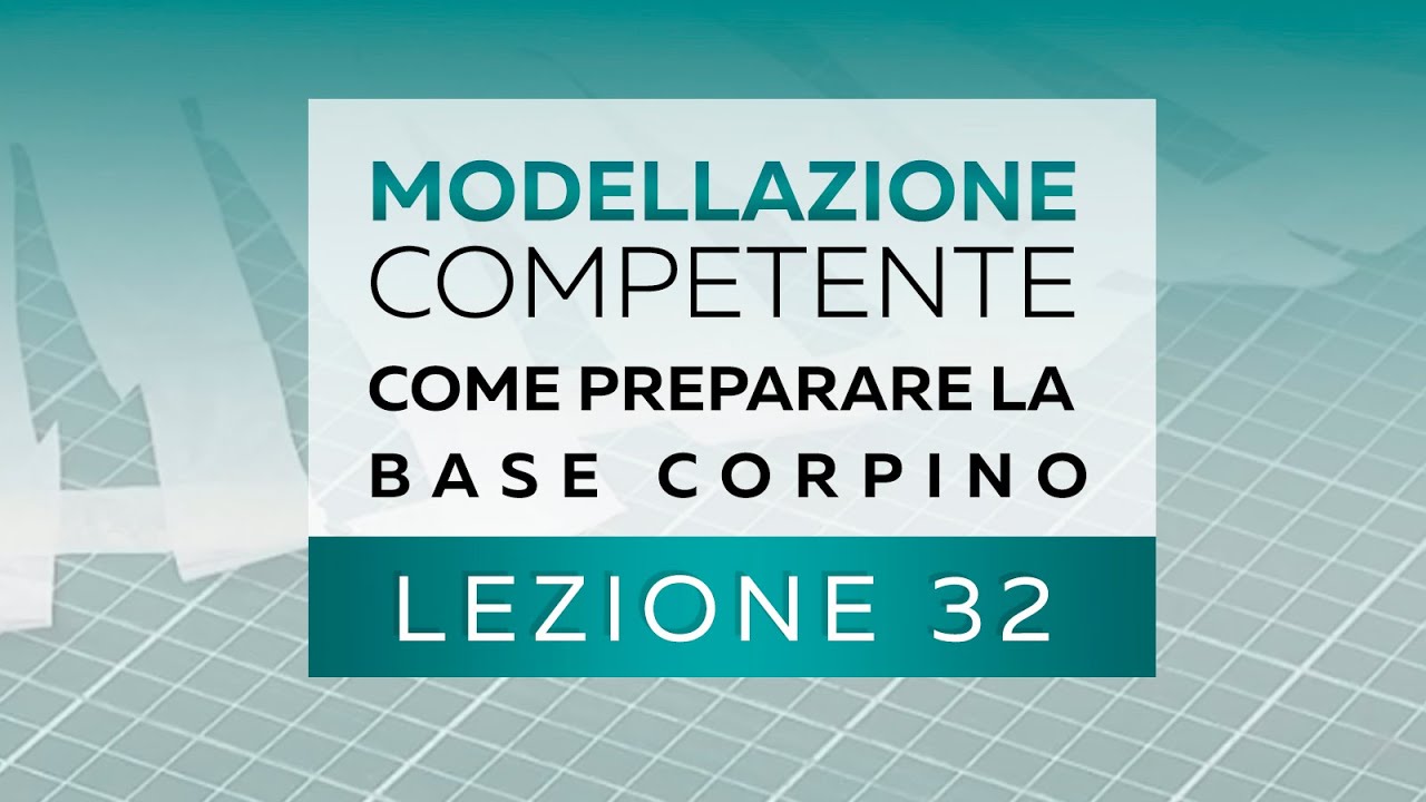 Modellazione competente. Come preparare la base corpino e manica per i capi spalla . Lezione 32