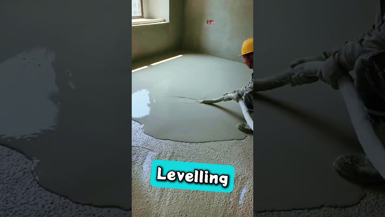 Self-Levelling Plaster Is INSANE ⚡ Liquid Levels Itself and Replaces Cement 🏗️ 