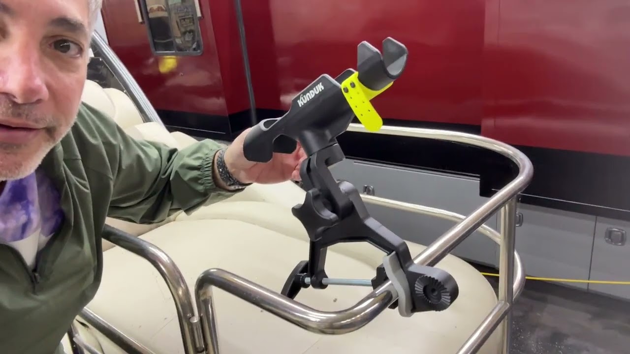 Fishing Rod Holder for Boat Review & Unboxing    4K