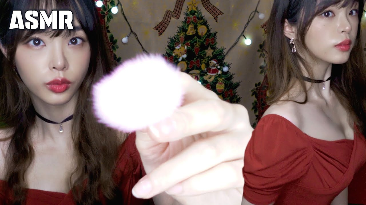 [ASMR] | 여자친구와 크리스마스🎄 겨울 메이크업 롤플레이 Winter Makeup Roleplay | 여자친구 상황극 Christmas couple RP GF asmr✨