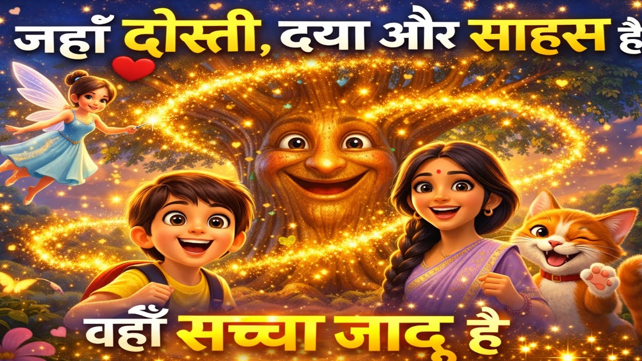 जहां दोस्ती, दया और साहस है..वहां सच्चा जादू है..💥🥰💫 || Moral Stories || Moral Stories In Hindi ||