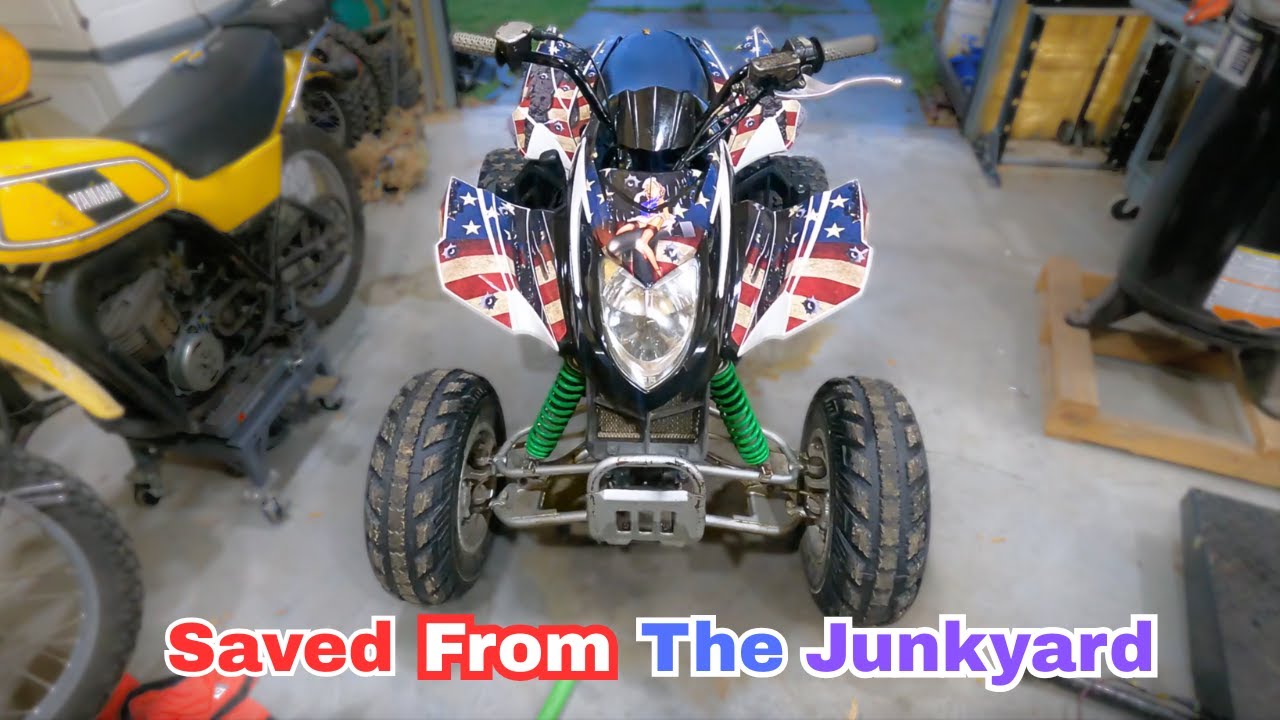 Saved From The Junkyard... 2009 Arctic cat DVX 300