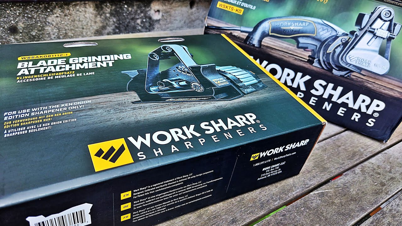 WORK SHARP - KEN ONION BLADE GRINDING ATTACHMENT - PRIME IMPRESSIONI E PRIMO UTILIZZO