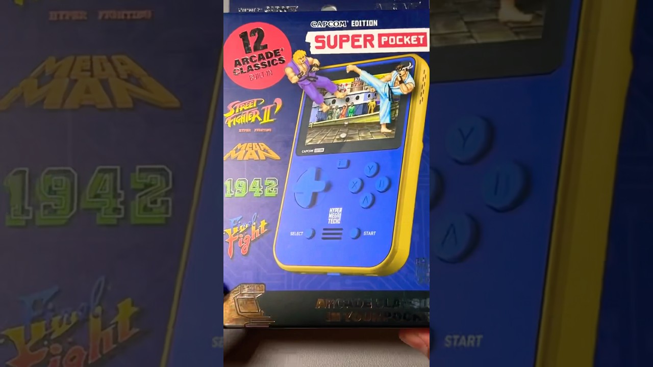 Evercade Super Pocket - Capcom Edition #evercade #capcom #retro #handheld