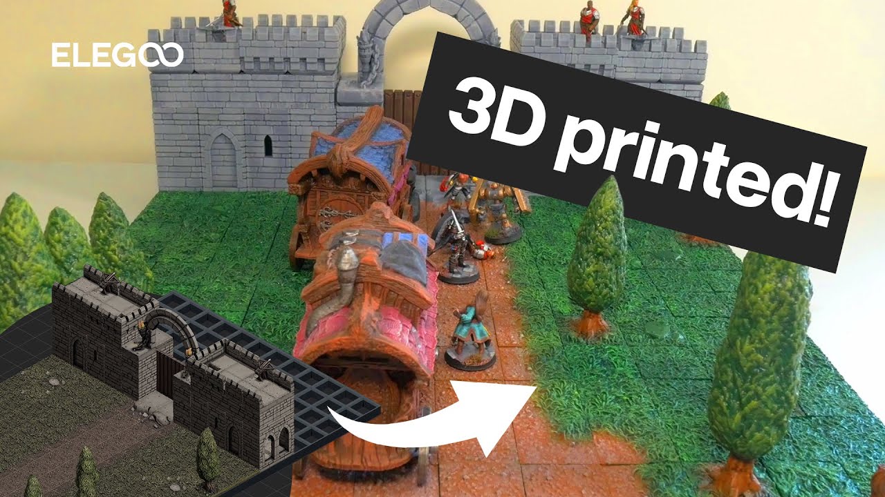Bringing a D&D Dungeon Map to Life with 3D Printing! | Painted4Combat