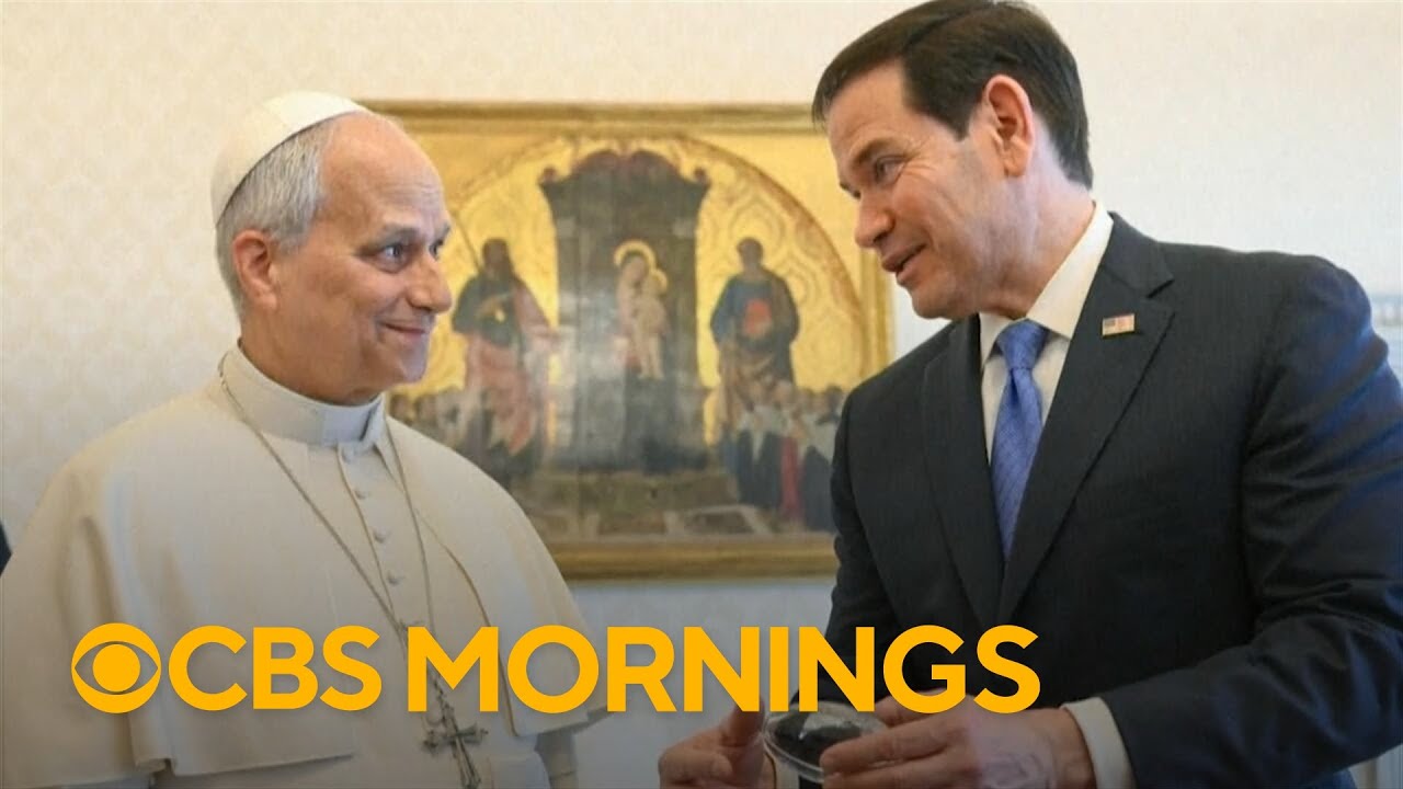 Rubio meeting with Pope Leo after tense exchanges between Trump and the first U.S.-born pontiff