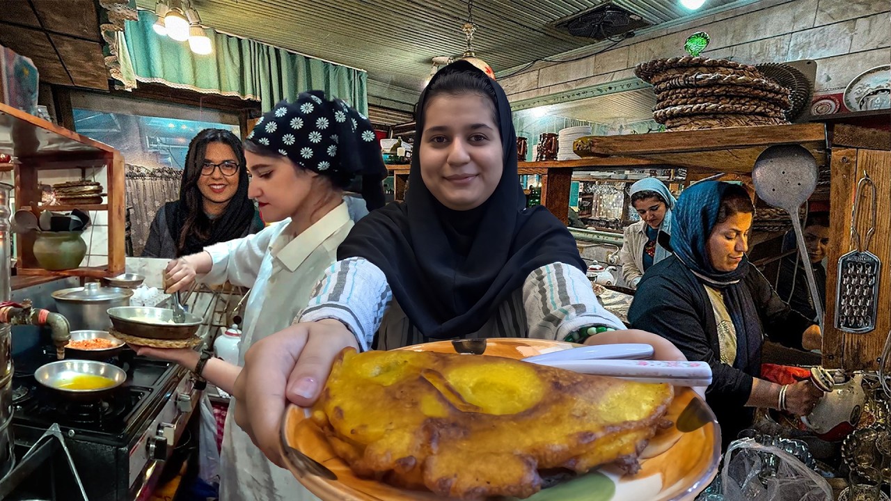 BEAUTIFUL Street Food Girl in Rasht Iran!! MUST-EAT Iranian Food Tour