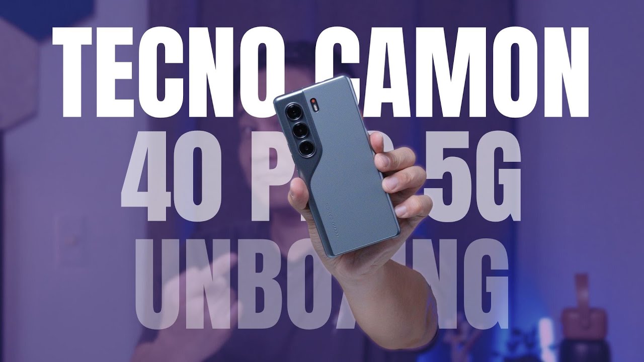 TECNO Camon 40 Pro 5G Unboxing | Preview on AI and Camera Features