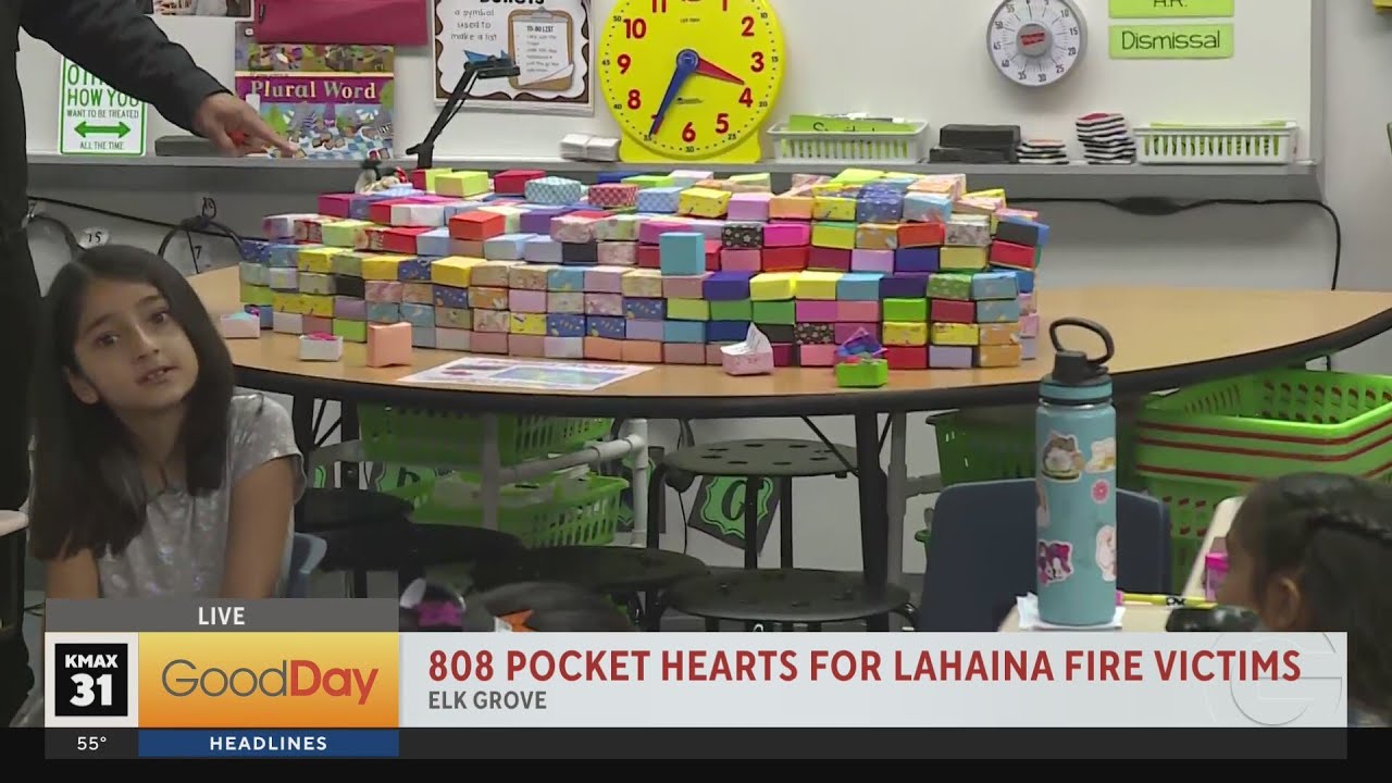 808 Pocket Hearts For Lahaina Fire Victims
