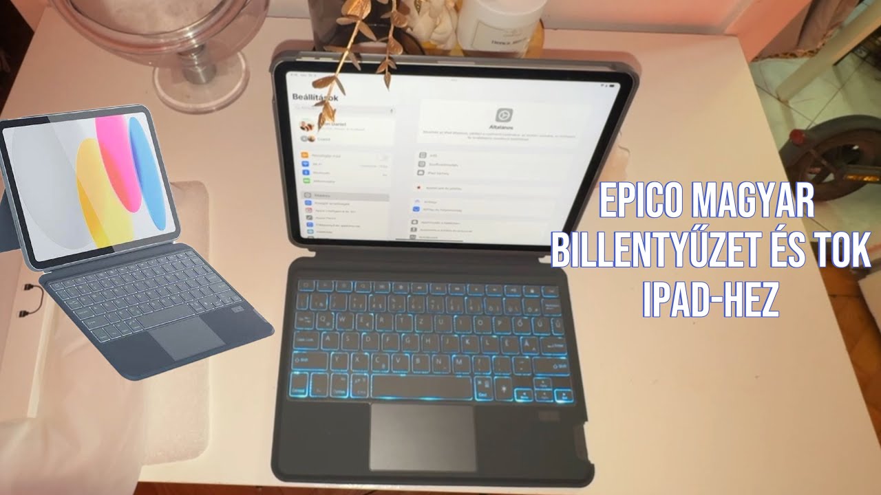 EPICO magyar billentyűzetes tok iPad - TÖKÉLETES megoldás olcsón
