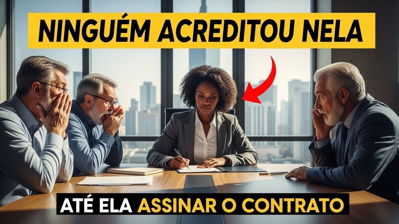 Achavam Que Ela Servia Café… Mas Foi Ela Quem Assinou o Grande Contrato