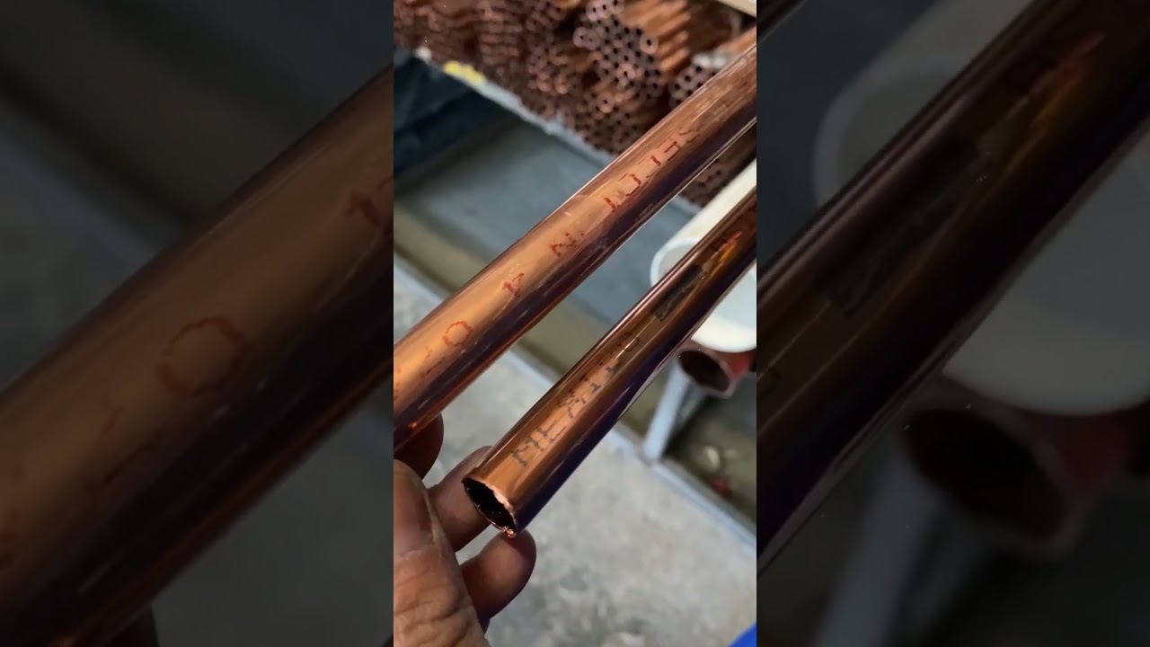 Aprende a reconocer el tubo de cobre para agua y para gas