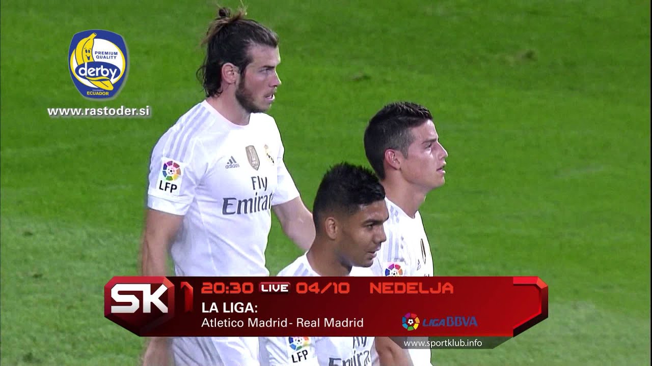 Real Madrid vs Atletico Madrid 4.10.2015 at 20 :30 h | PROMO SK1 SLO TV