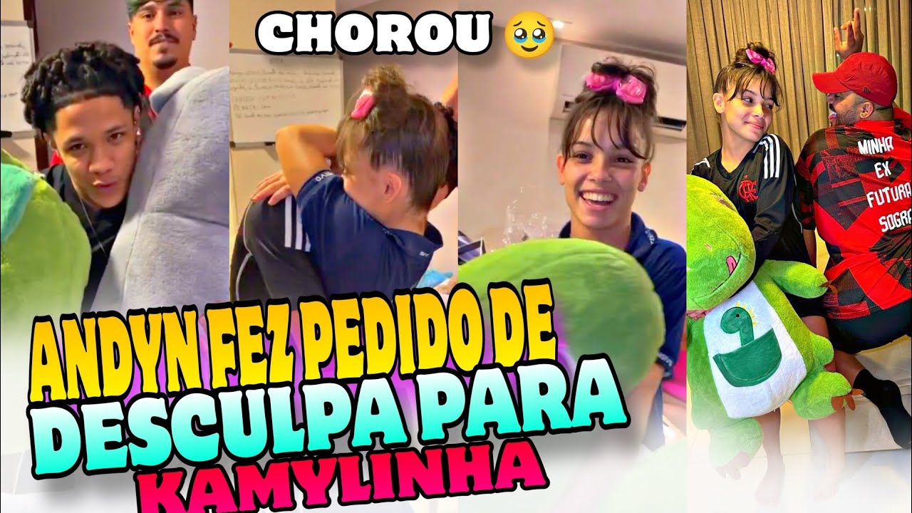 ANDYN FEZ SURPRESA PARA KAMYLINHA E FEZ PEDIDO DE DESCULPA POR TUDO E HYTALO CHOROU 🥹😱
