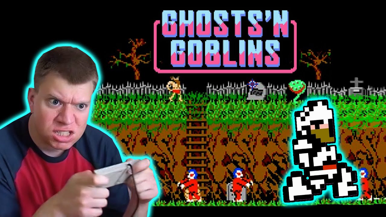 Обзор видеоигры Ghosts N' Goblins NES для Nintendo: Rant S1E05 | The Irate Gamer