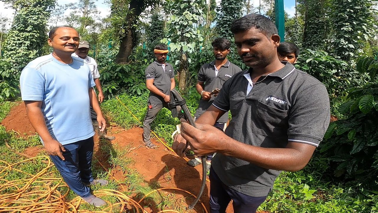 NETAFIM DRIP IRRIGATION SYSTEM NEWLY INSTALLED TO BLACK PEPPER| for installation contact 94496 64000