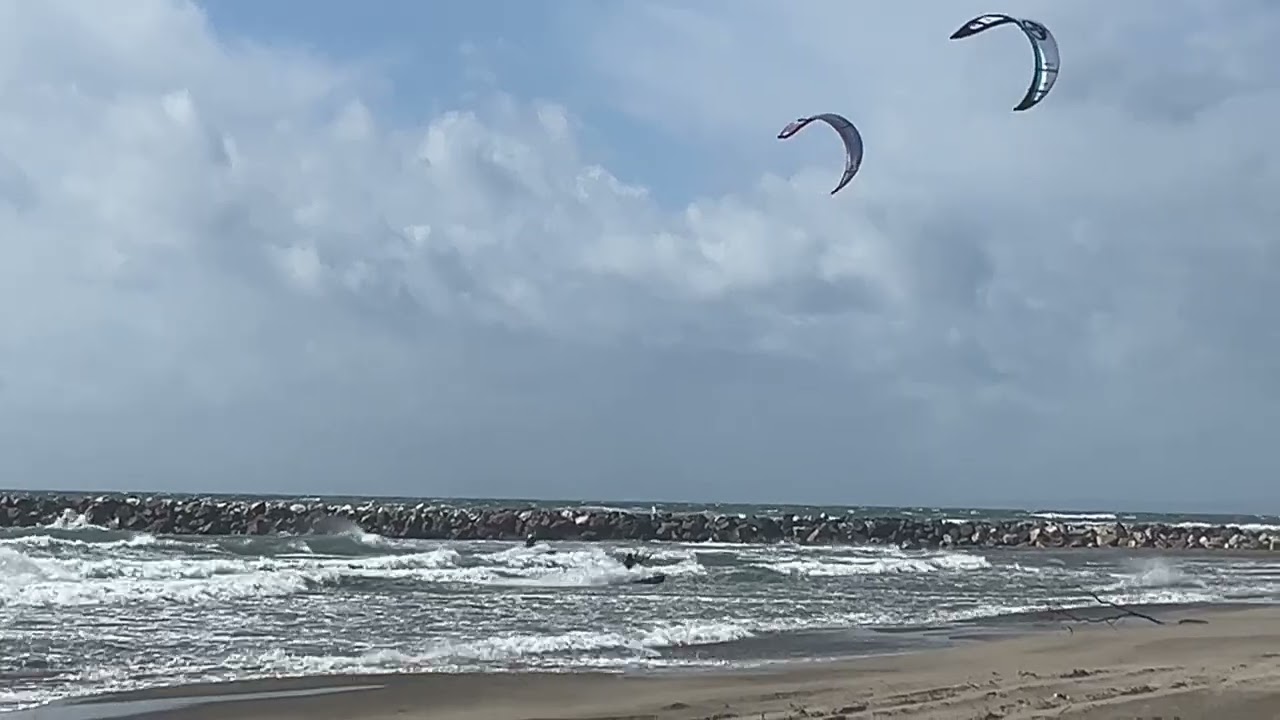 Crazy Windsurfing in Stormy Wind February 13' / Marbella/ Seasport for pro... 