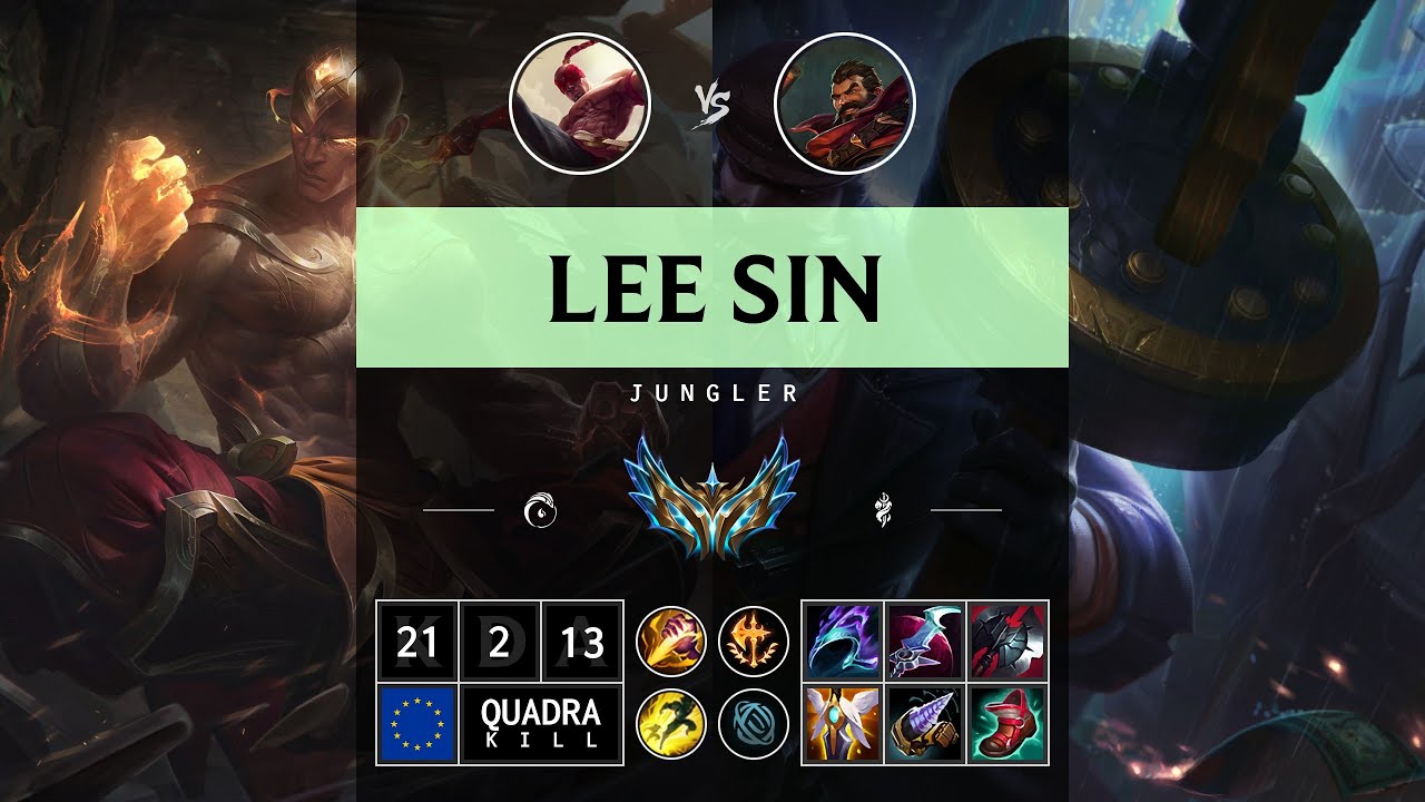 Lee Sin Jungle vs Graves - EUW Challenger Patch 14.12