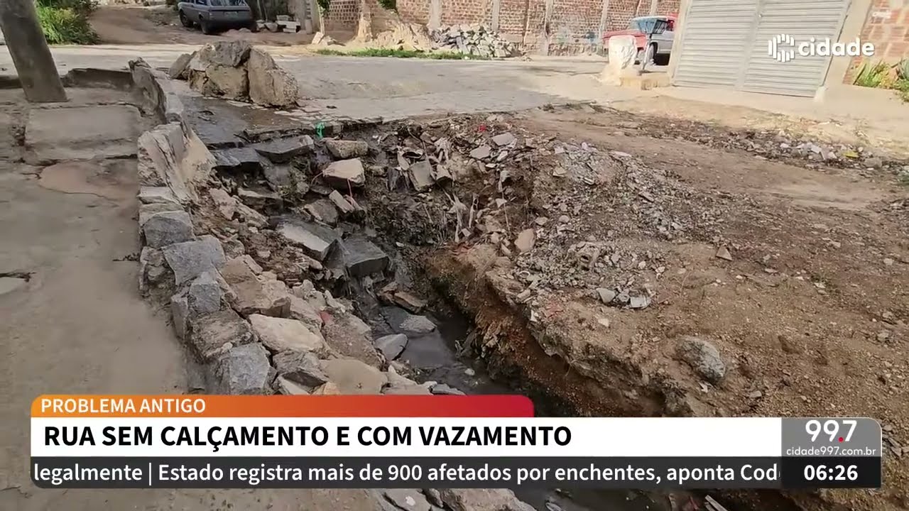 Manhã Cidade - 03.03.26 - Falta de calçamento prejudica moradores no São João da Escócia