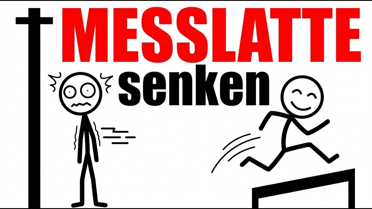 Senk die Messlatte. Nicht weil du aufgibst – sondern weil es funktioniert