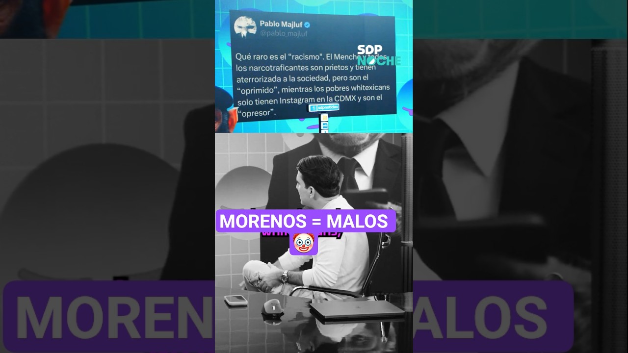 Racismo inverso: los morenos son los malos; los blancos, los buenos | PONCHO GUTI&Eacute;RREZ en SDPnoche 🌙