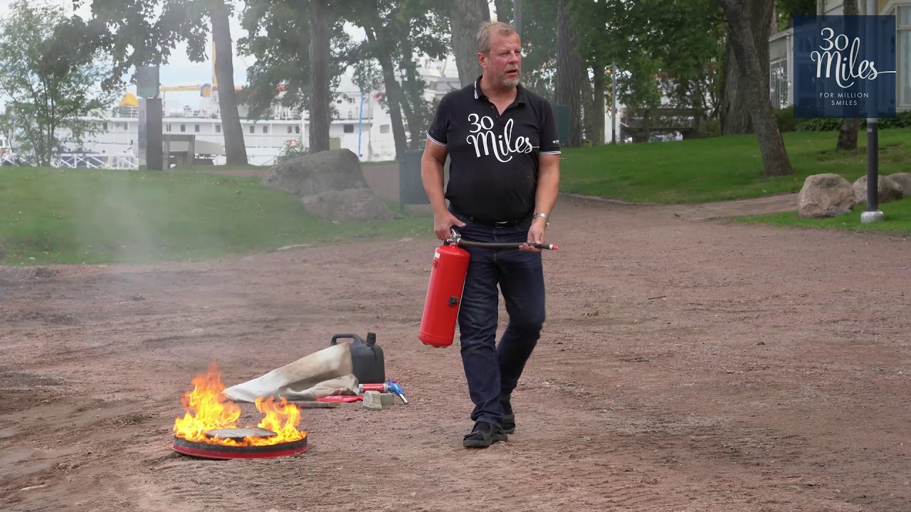 Alkusammutuskoulutus @ Kotka 30MILES Safety Day (Fire first response training @ Kotka Safety Day)