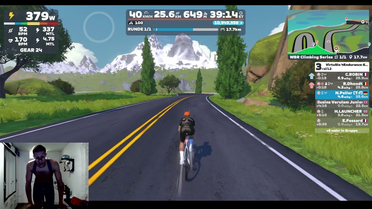 Zwift VirtuSlo 4Endurance GELS League 2026 / Stage 6 - Zone 2 WBR Climbing Series