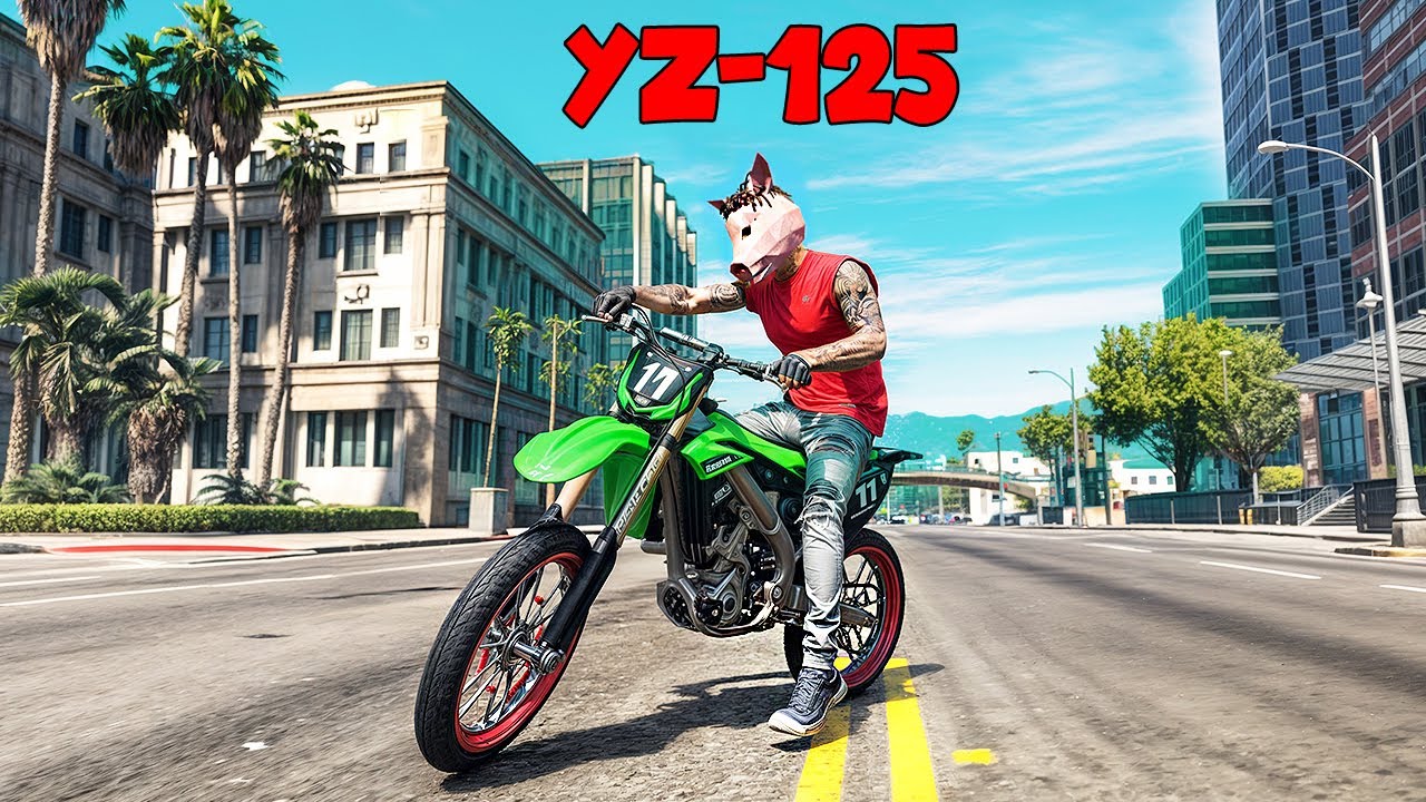 Rescato A Mi Novia En Moto Yz Modificada Cerdito RP / En GTA Rp