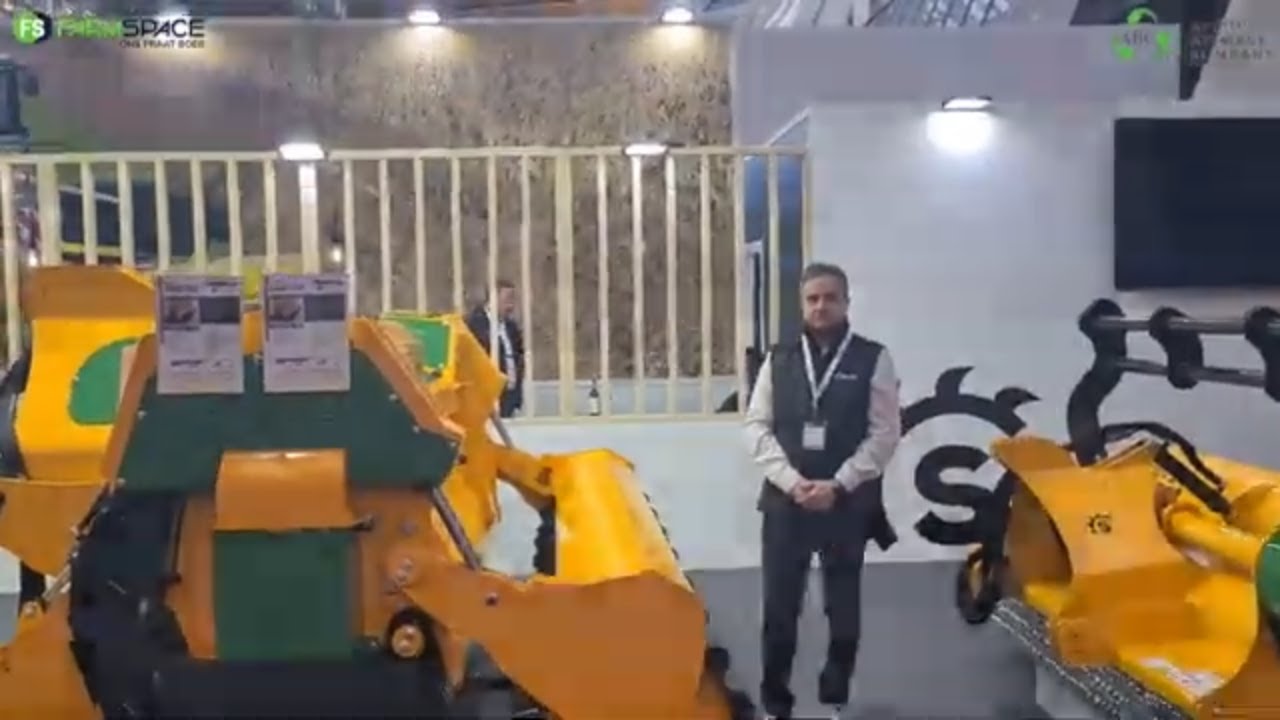 Serrat mulchers from ABC at AGRITECHNICA 2023. Mulch 50cm deep!