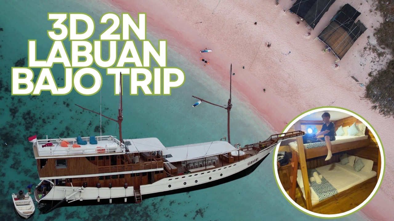 Phinisi cruise in Komodo National Park