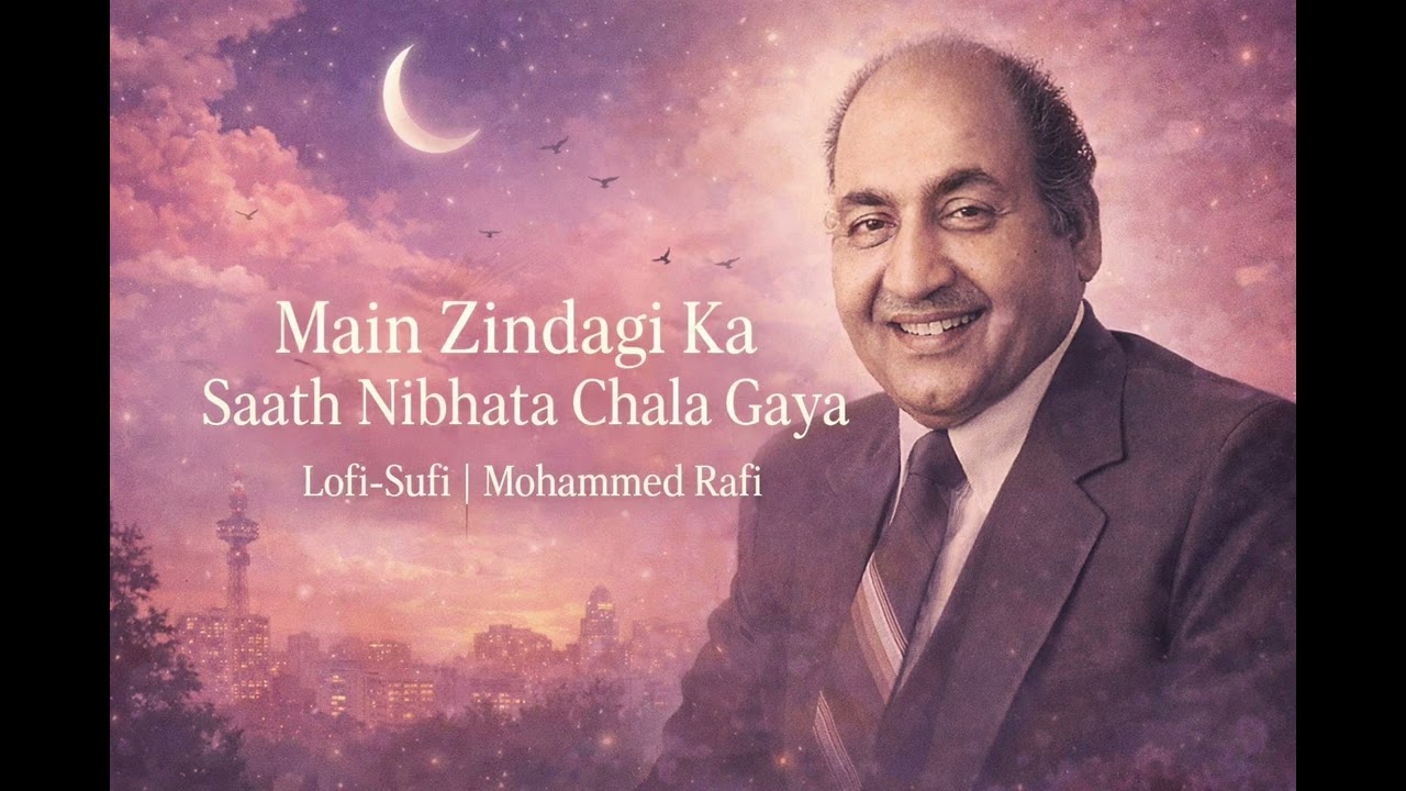 Main Zindagi Ka Saath Nibhata Chala Gaya | Lofi-Sufi | Mohammed Rafi