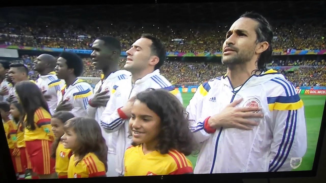 HIMNO DE COLOMBIA BRASIL ESTADIO MINEIRAO