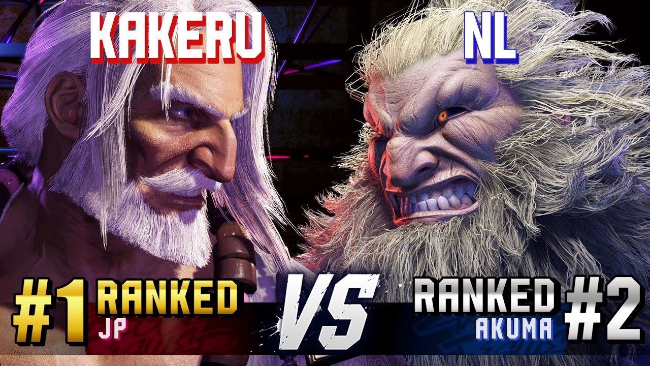SF6 ▰ KAKERU (#1 Ranked JP) vs NL (#2 Ranked Akuma) ▰ High Level Gameplay