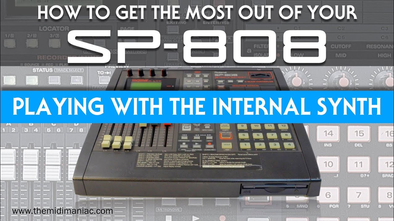 SP-808: Be amazed! The Synthesizer of the Roland SP-808