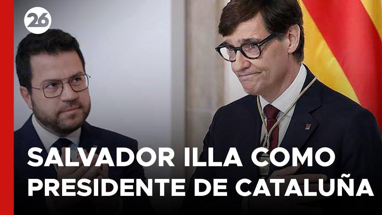 ESPAÑA | Salvador Illa asumió como nuevo presidente de la Comunidad de Cataluña