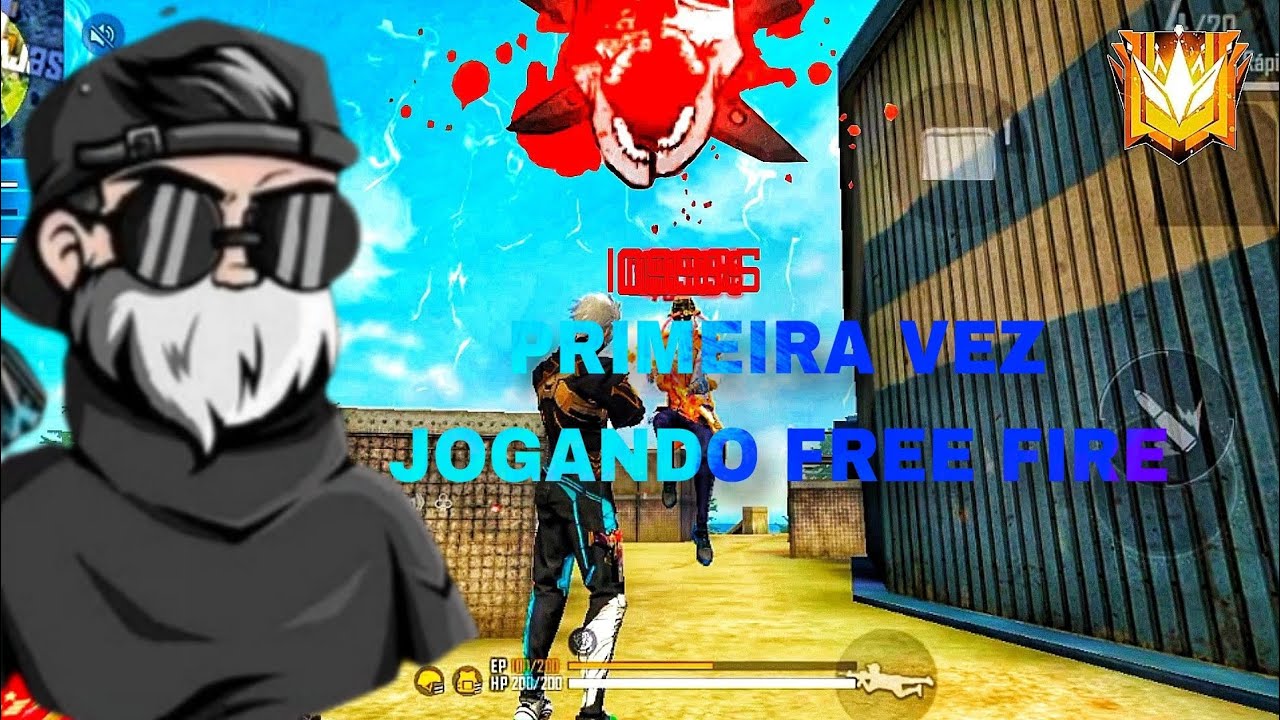 PRIMEIRA VEZ JOGANDO FREE FIRE #ff