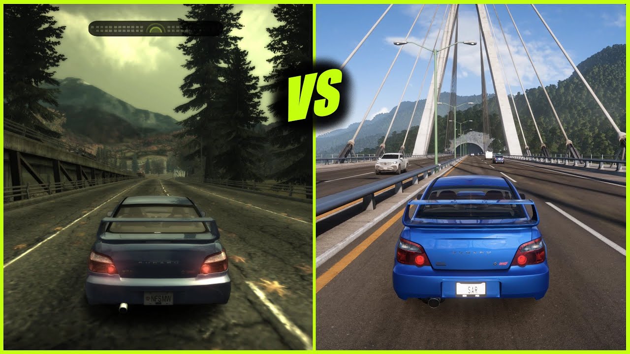 Forza Horizon 5 vs NFS Most Wanted (stock car sounds)