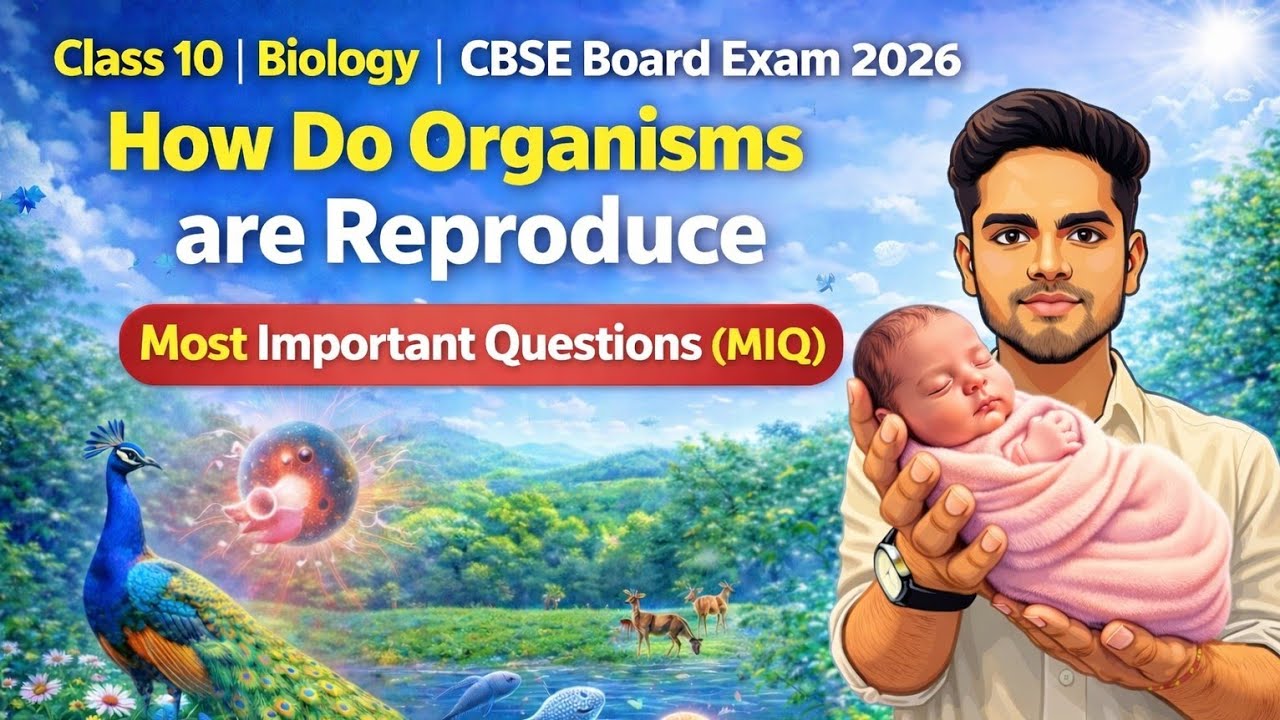 How do Organisms are reproduce | Important questions | CBSE Board Exam 2026