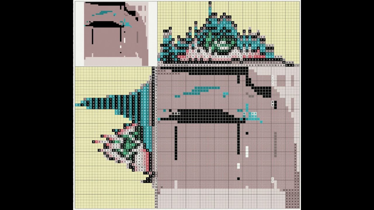 Solving a photorealistic 50x50 nonogram - E** w*** E********