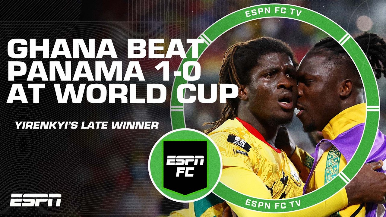 &lsquo;GIVE GHANA CREDIT!&rsquo; Caleb Yirenkyi scores stoppage time winner vs. Panama | ESPN FC
