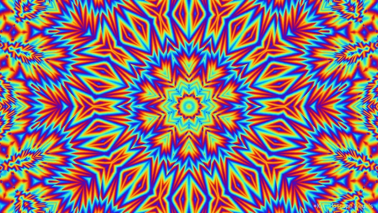 Kaleidoscope Visuals for Anxiety Relief: Soothing Kaleidoscope Video