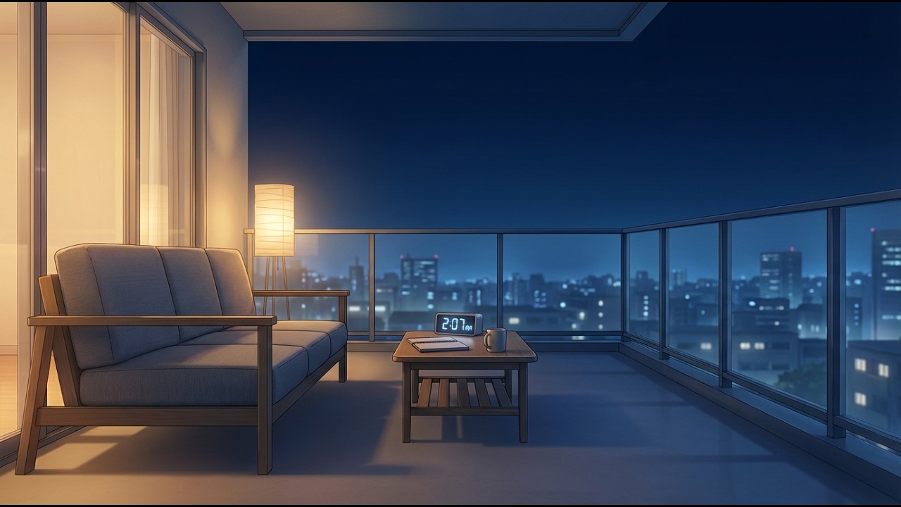 2AM Window Light — Late Night Study Lofi